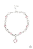 True Love Trinket Necklace  & TrulyLovely Bracelet - Pink Set