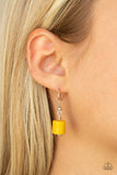 Paparazzi Accessories - Tranquil Trendsetter - Yellow Necklace
