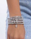 More than a Moment - White Gem Silver Zi Collection Bracelet