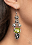 Paparazzi Accessories - Look At Me GLOW! - Green Earring