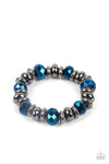 Power Pose - Blue  Bracelet- Paparazzi Accessories