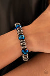 Power Pose - Blue  Bracelet- Paparazzi Accessories