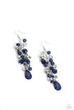 Paparazzi Accessories  - Flirty Flood - Blue Necklace & Earring Set