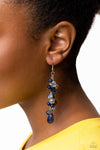 Paparazzi Accessories  - Flirty Flood - Blue Necklace & Earring Set