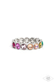 Number One Knockout - Multi Stretchy Bracelet  - Paparazzi Accessories