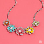 Playful Posies - Multi Necklace - Paparazzi Accessories