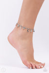 Stellar Sashay - Blue Anklet  - Paparazzi Accessories