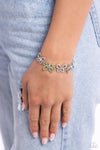 Butterfly Belonging - Green Bracelet  - Paparazzi Accessories