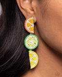 Fresh Fruit - Multi Earring - Paparazzi Accessories