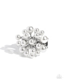 Bubbly Beau - White Pearl Ring - Paparazzi Accessories