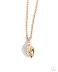 Football Future - Gold Necklace - Paparazzi Accessories