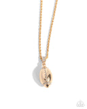 Football Future - Gold Necklace - Paparazzi Accessories