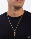 Football Future - Gold Necklace - Paparazzi Accessories