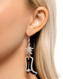 Compelling Cowboy - Black Earring - Paparazzi Accessories