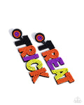 Halloween Hallmark - Multi Earring - Paparazzi Accessories