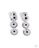 Halloween Bash - White Boo Earring - Paparazzi Accessories