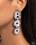 Halloween Bash - White Boo Earring - Paparazzi Accessories