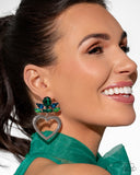 Pushing Perfection - Multi Heart Earring - Paparazzi Accessories