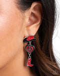 Swing Dance Delight - Multi Cowboy Earring - Paparazzi Accessories