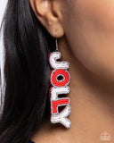 Jolly Holiday - Multi Earring - Paparazzi Accessories