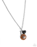 Basketball Balance - Orange Necklace - Paparazzi Accessories