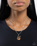 Basketball Balance - Orange Necklace - Paparazzi Accessories