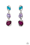 Dimensional Dance - multi - Paparazzi earrings