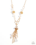 Designated Diva - Gold Necklace - Paparazzi Accessories