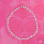 Paparazzi Accessories - Classy Couture - White Choker