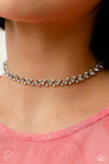 Paparazzi Accessories - Classy Couture - White Choker