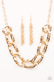 Paparazzi Accessories - La Vida Loca - Gold Necklace