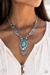 Simply Santa Fe Turquoise Complete Trend Blend Fashion Fix Set (August 2020) - Paparazzi Accessories