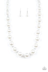 Paparazzi Accessories - Uptown Heiress - White Necklace