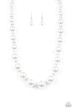 Paparazzi Accessories - Uptown Heiress - White Necklace