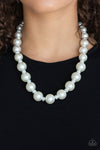 Paparazzi Accessories - Uptown Heiress - White Necklace
