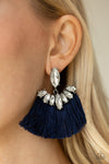 Paparazzi Accessories - Formal Flair Blue Post Earring