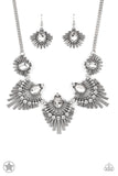 Paparazzi Accessories - Miss YOU-niverse - Silver Necklace (Blockbuster)