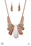 Paparazzi Accessories - Untamed - Copper Necklace (Blockbuster)