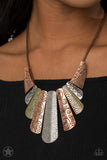 Paparazzi Accessories - Untamed - Copper Necklace (Blockbuster)