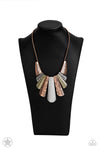 Paparazzi Accessories - Untamed - Copper Necklace (Blockbuster)