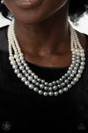 Paparazzi Accessories - Lady In Waiting - Pearl Necklace (Blockbuster)