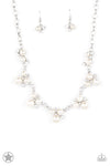 Paparazzi Accessorie - Toast To Perfection - White Pearl Necklace (Blockbuster)