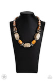 Paparazzi Accessories - In Good Glazes - Peach Necklace (Blockbuster)