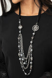 Paparazzi Accessories - All The Trimmings - Black Necklace (Blockbuster)