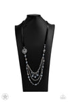 Paparazzi Accessories - All The Trimmings - Black Necklace (Blockbuster)