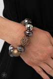 Paparazzi Accessories - All Cozied Up Copper Bracelet