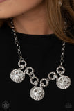 Paparazzi Accessories - Hypnotized - Silver Necklace (Blockbuster)