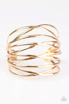 Paparazzi Accessories - FIERCE Things FIERCE - Gold Bracelet