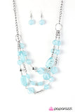 Paparazzi Accessories  - Summer Sunsets - Blue Necklace