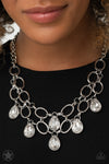 Paparazzi Accessories - Show-Stopping Shimmer - White Necklace